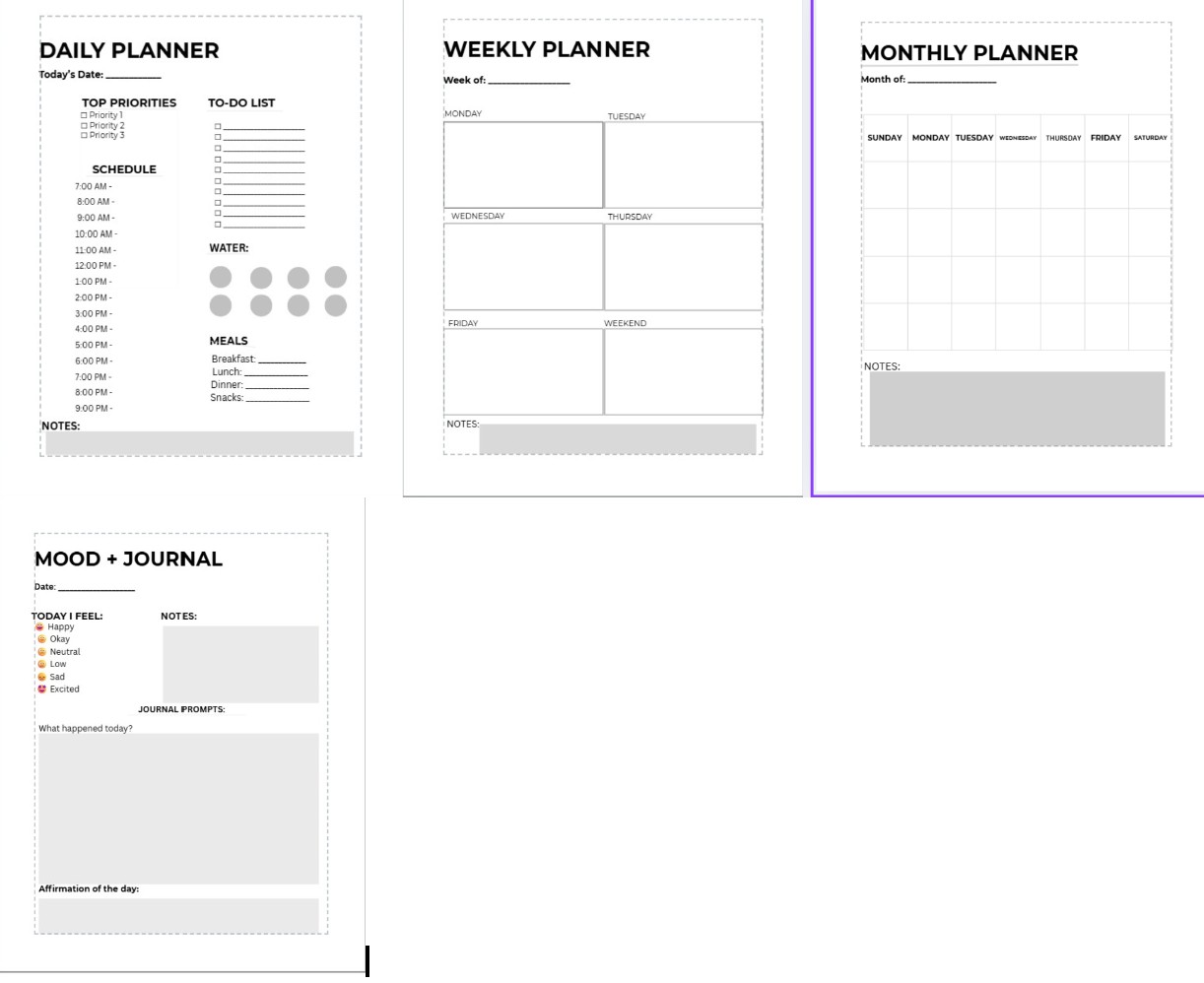 Minimal Planner Bundle preview